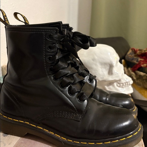 Black Dr. Marten 1460 Boots - Picture 3 of 8